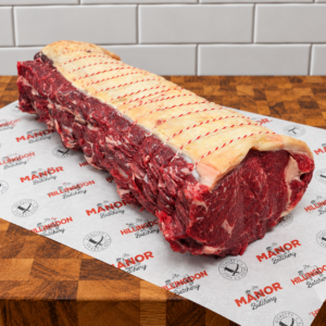 4.5kg Scotch Beef rolled sirloin joint, hand prepared and tied by Manor Butchery