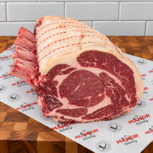 4.5kg dry-aged Scotch Beef Carvery Rib, butcher prepared and hand tied by Manor Butchery