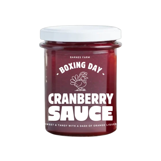 Barnes Farm Cranberry Sauce - Cranberry with Orange Liqueur (190g)